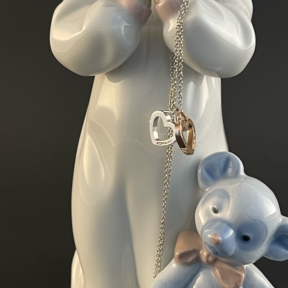 Tiffany & Co. double heart necklace - Picture 14 of 16